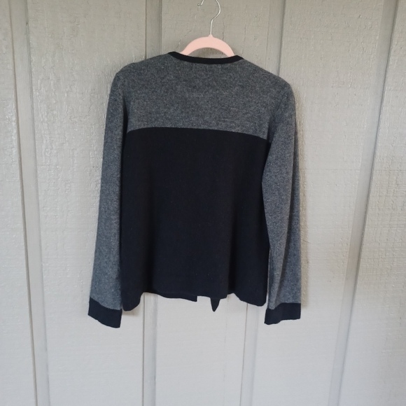 Native World Women Cardigan Size M Possum Fur Merino Wool Silk Blend Long Sleeve - Picture 4 of 9